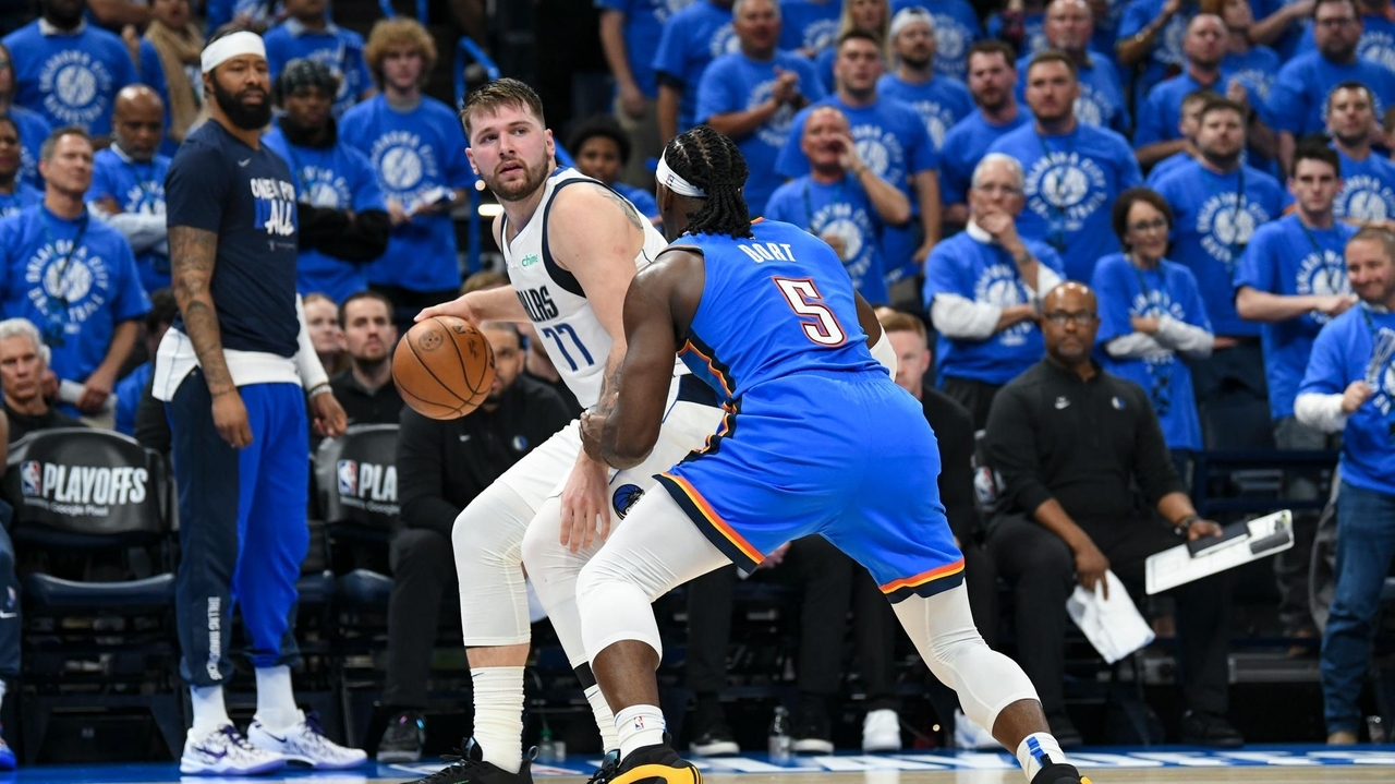 Doncic scores 29 points as Mavericks top Thunder 119-110 to tie series ...