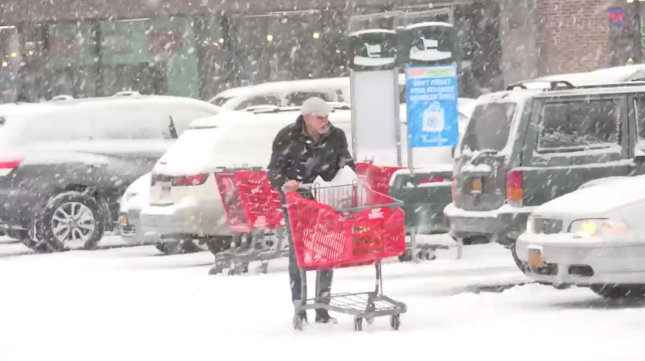 Year’s first major snowstorm brings road hazards, flight delays - Newsday