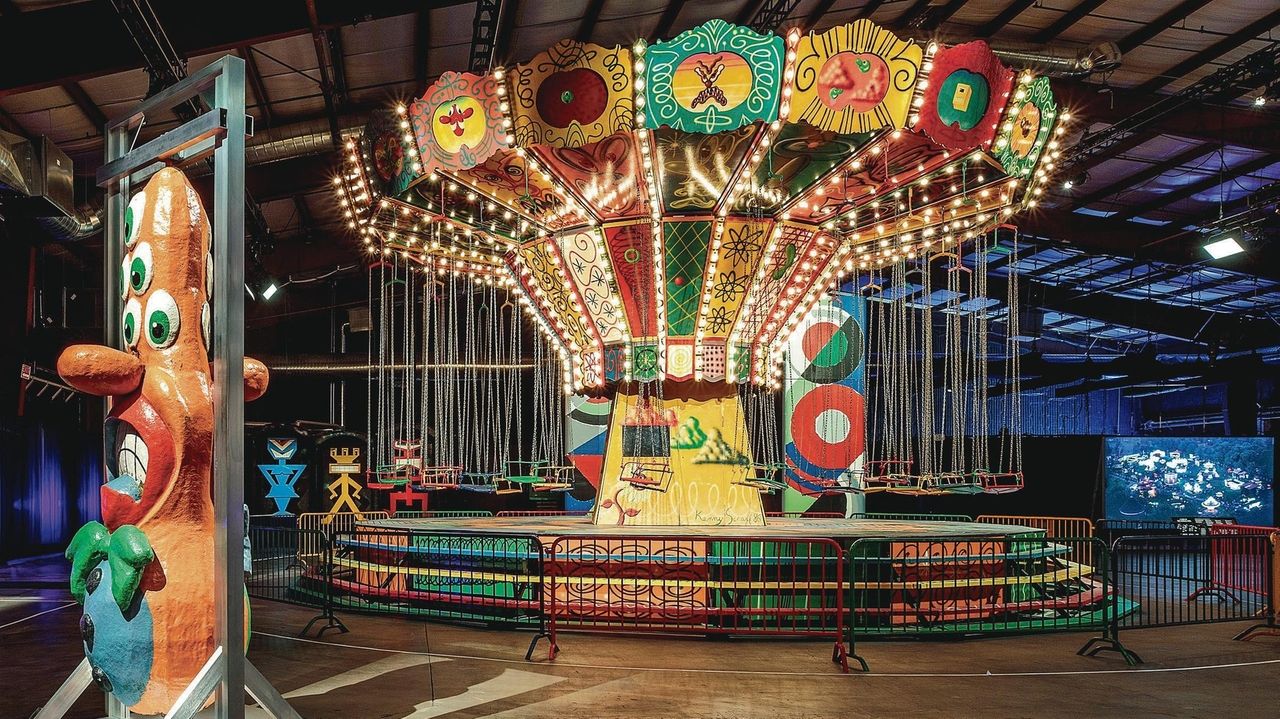 Luna Luna: Forgotten Fantasy amusement park features attractions by Basquiat, Dalí and Haring