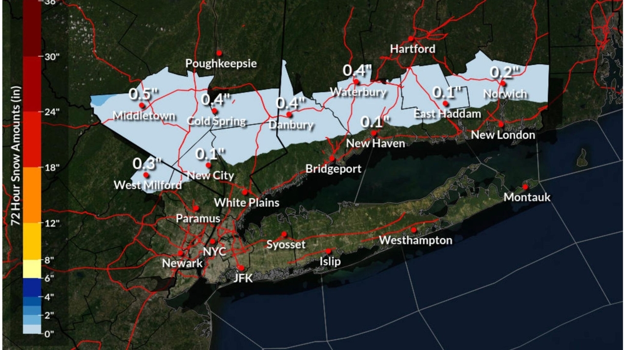 Snow flurries possible Sunday for parts of Long Island, weather service ...