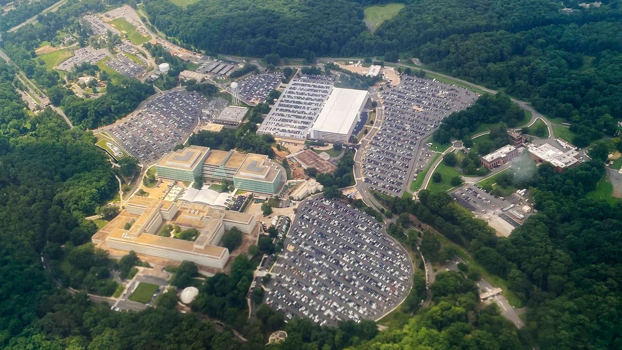 Police respond to shooting outside CIA headquarters