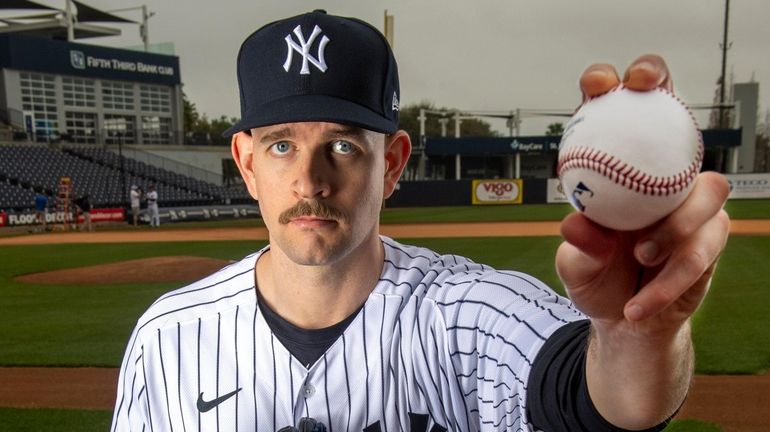 Yankees' LHP James Paxton during spring training in Tampa, FL...