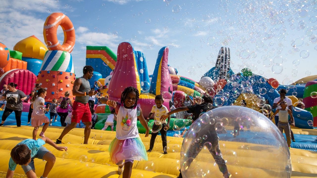 Big Bounce America returns to Long Island at Broadway Commons in