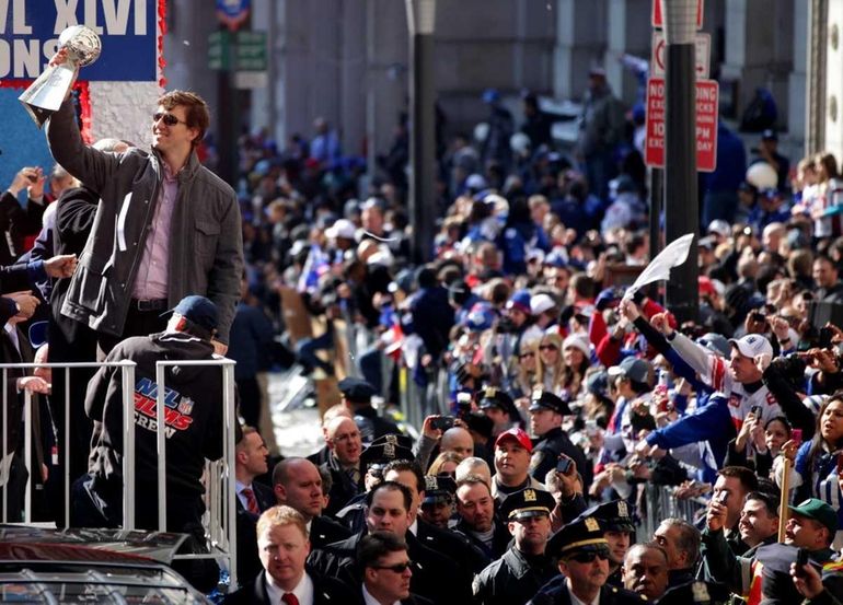 Super Bowl parade: a Giant day for N.Y. sports