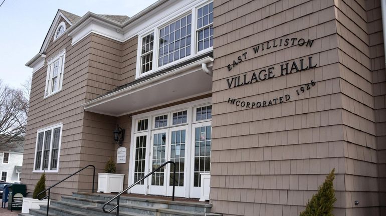 Polls will be open at East Williston Village Hall for...