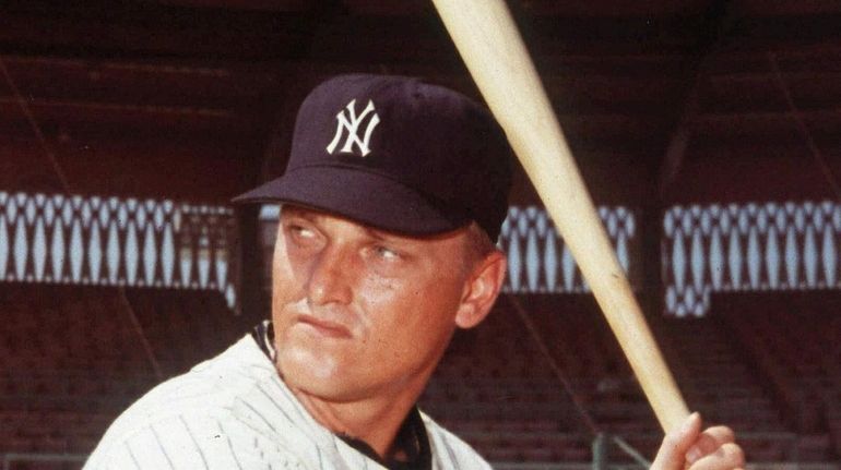 New York Yankees slugger Roger Maris is shown in this...