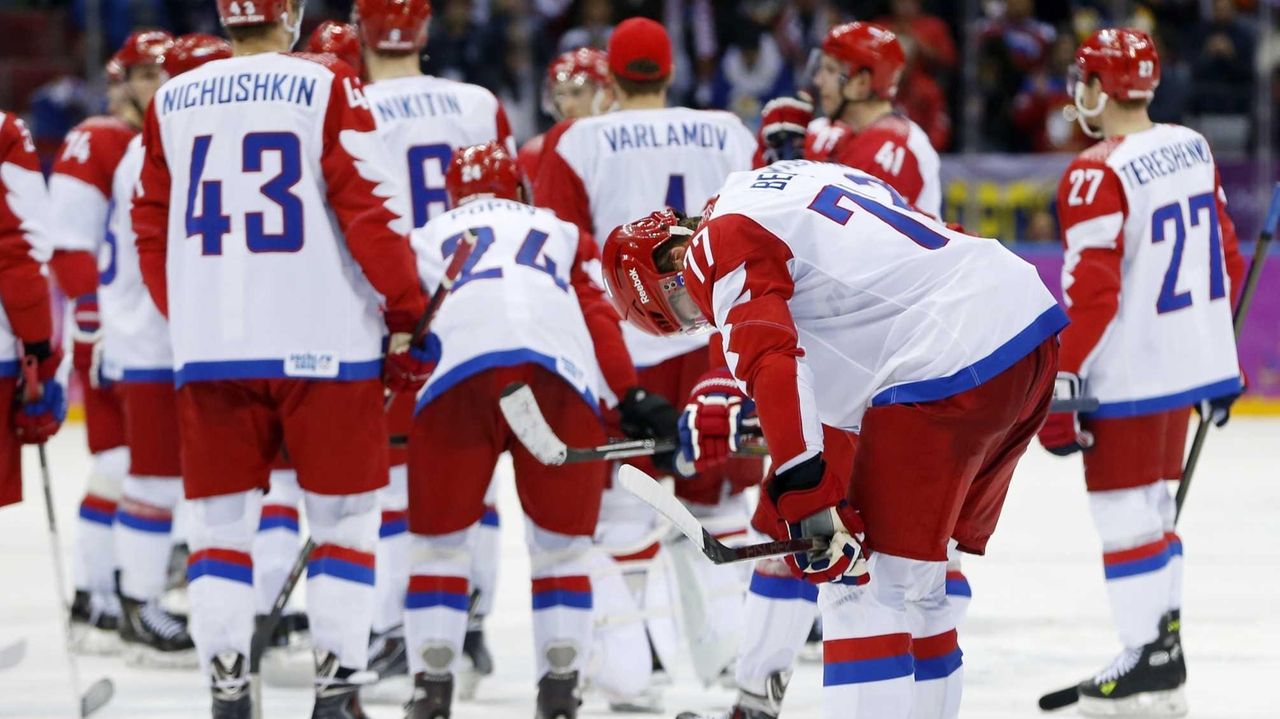 Russia knocked out of Olympic hockey by Finland Newsday