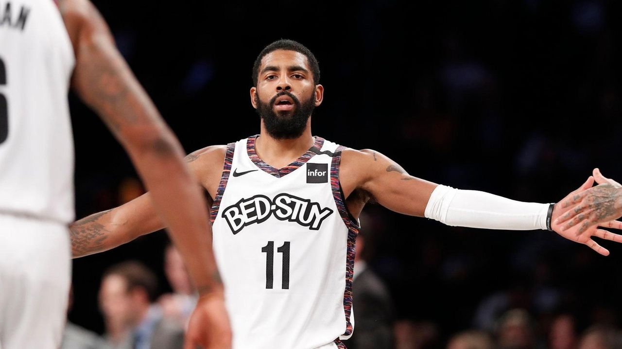 Kyrie returns, paired with Dinwiddie in starting backcourt - Newsday