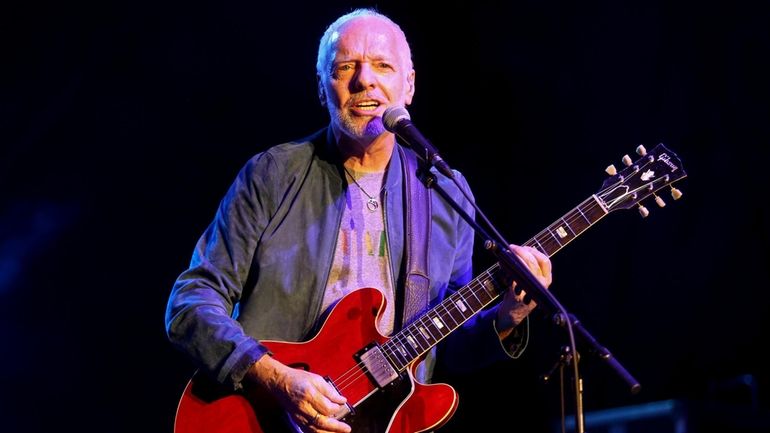 Peter Frampton performs during "Finale - The Farewell Tour" at...