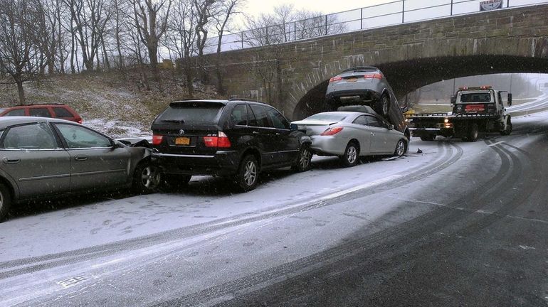 A multiple-vehicle crash that reportedly involved five cars briefly closed...