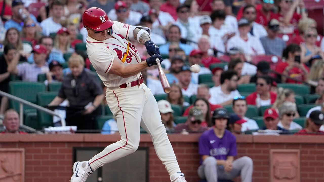 St. Louis Cardinals - Dylan Carlson's new jersey looks sharp