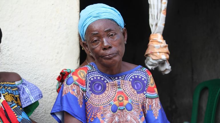 Madeleine Mbalaka, whose son was killed during the recently attempted...