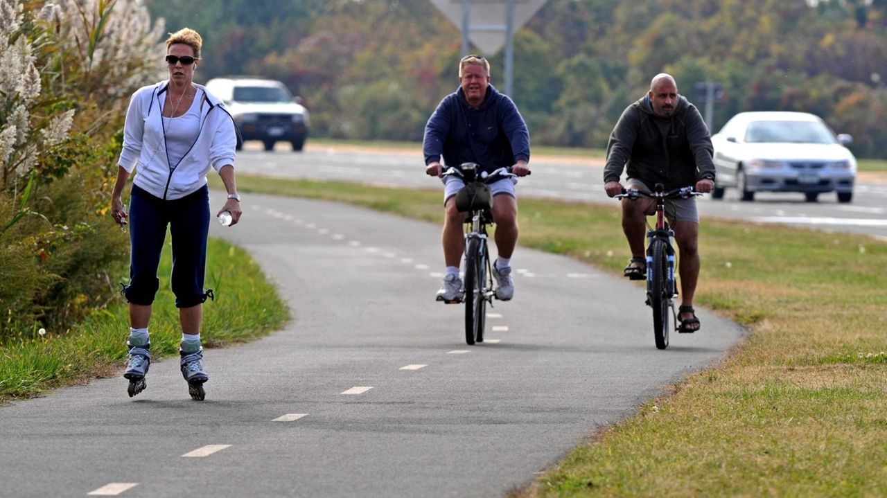 Paterson Wantagh bike path guardrail to be installed Newsday