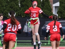Plainedge duo Gianna Ponticello and Charlotte Norbury connect for three TDs vs. Bethpage