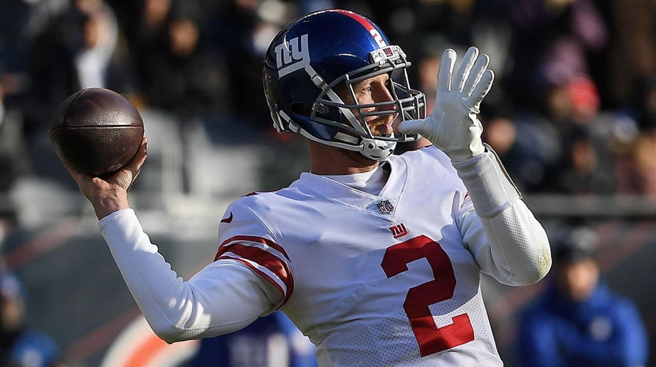 Giants QB Mike Glennon will start vs. Chargers