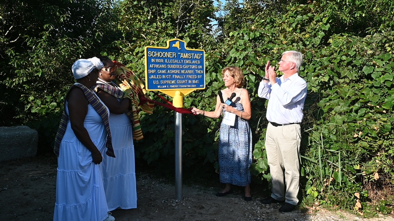 Schooner La Amistad's history remembered with new marker in Montauk - Vimarsana News