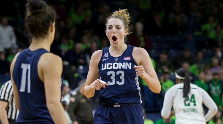 As a sophomore last season, UConn's Katie Lou Samuelson was...