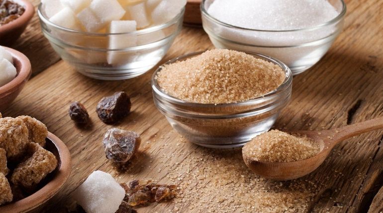 The various forms of sugar all contain about the same...