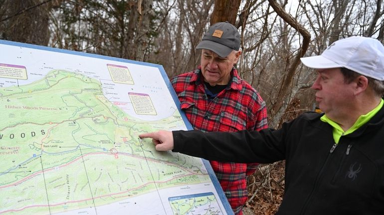 Pictured in January are Tom Ruhle, left, and Richard Whalen,...