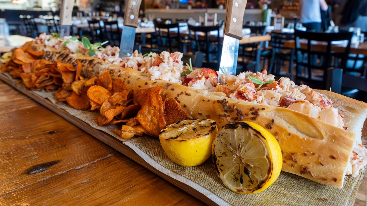 This lobster roll is 3 feet long - Newsday