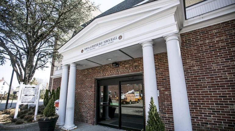 Town of Oyster Bay Town Hall, seen on March 27,...