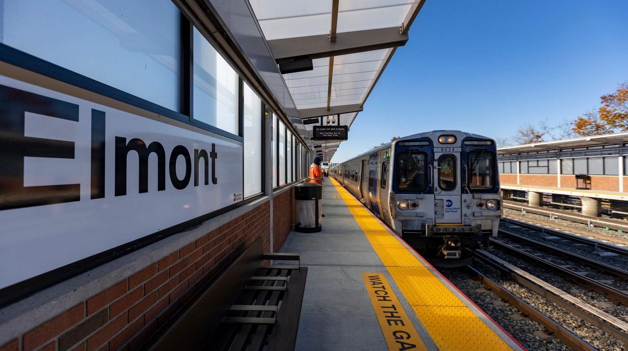 Dayold LIRR stop gets a new name ElmontUBS Arena Station Newsday