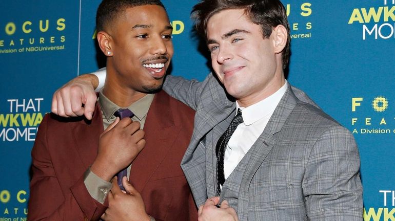 From left, "That Awkward Moment" stars Michael B. Jordan and...
