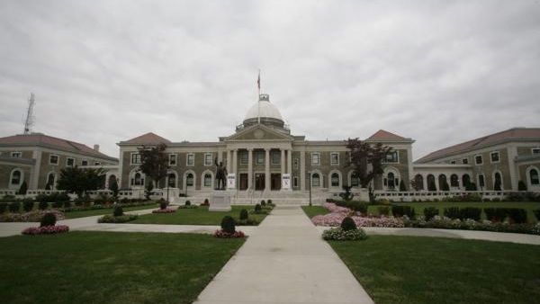 The Theodore Roosevelt Building, where the Nassau County Legislature meets...