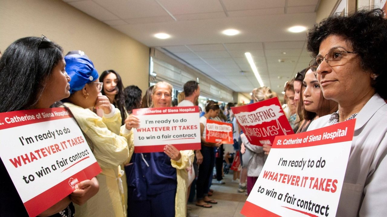St. Catherine of Siena Hospital nurses voting on potential strike Newsday