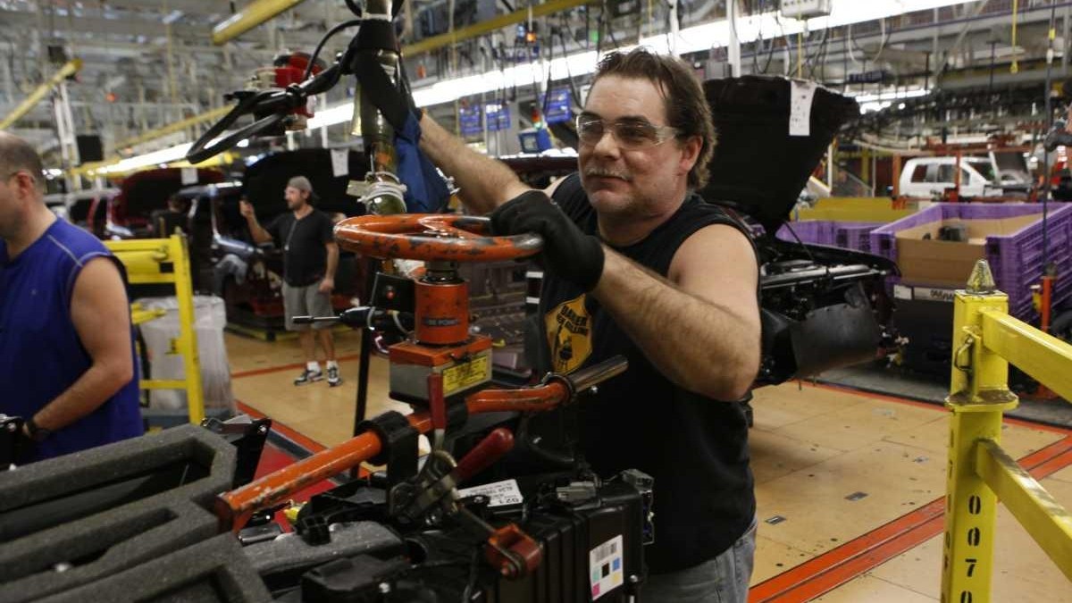 April factory output boosted by auto industry - Newsday