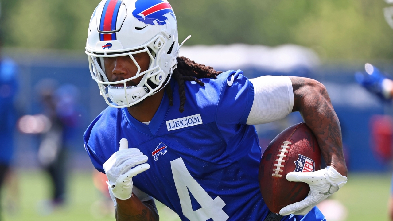 Buffalo Bills RB James Cook in attendance for team's mandatory practice ...