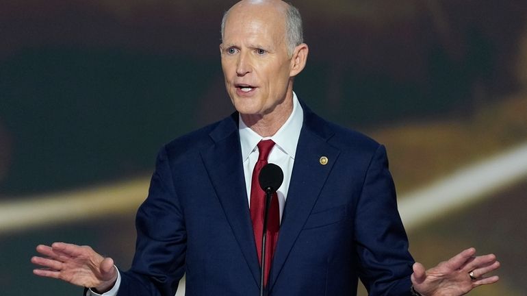 Sen. Rick Scott, R-Fla., speaks during the second day of...