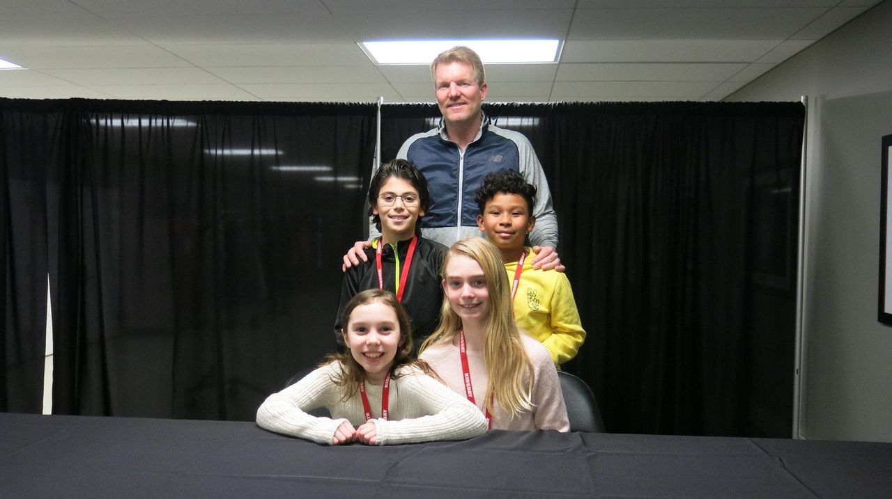 Meeting tennis legends Jim Courier and Andy Roddick Newsday