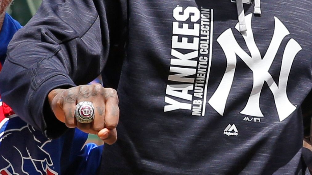 Who is the MLB player with most World Series rings?