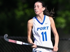 Jackson Byer goes from stopping goals for Port Washington field hockey to delivering them