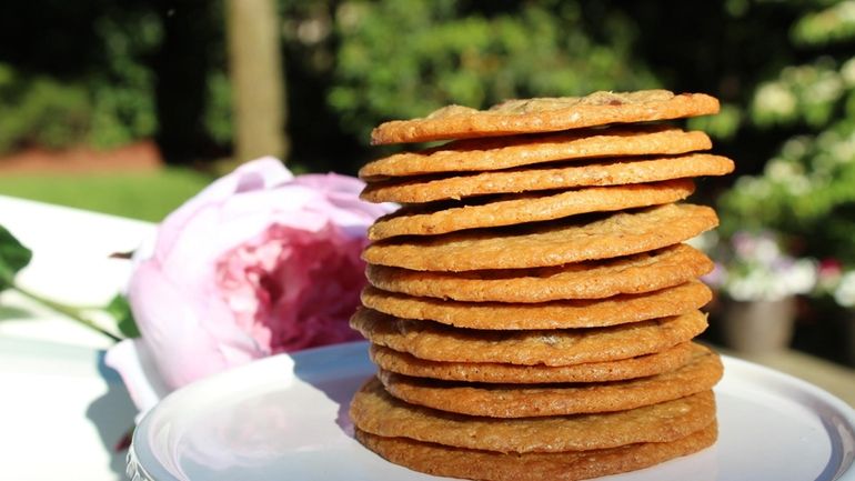 Chocolate chip cookies at Thin Cookies in Hicksville.