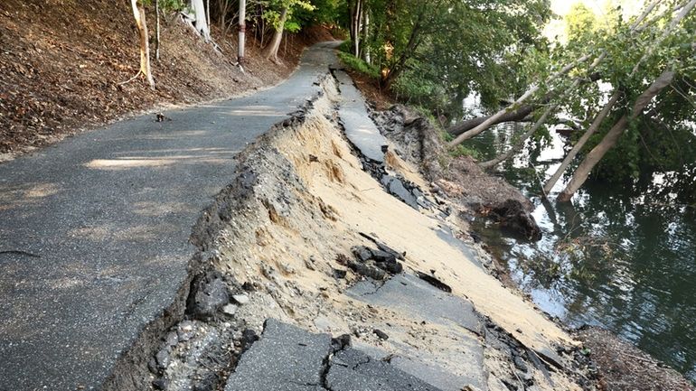 Construction is starting on an emergency access route for residents...