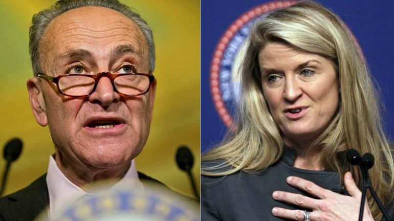 U.S. Sen. Charles Schumer will meet his challenger Republican Wendy...