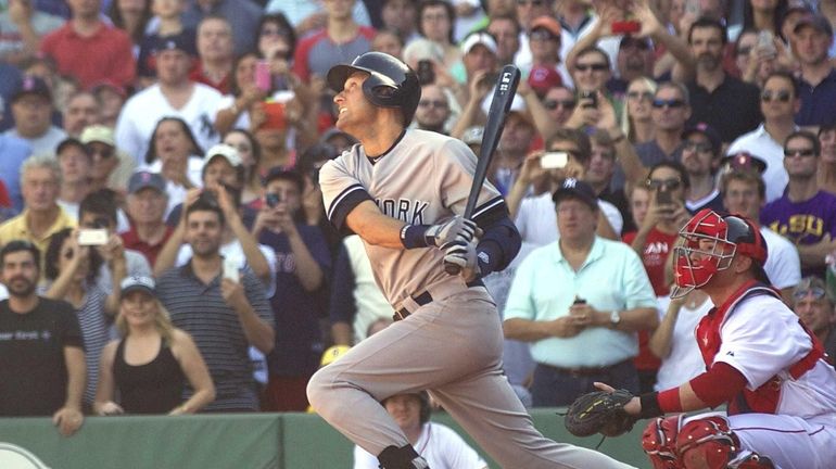 Jeter's first hit a single off Belcher - Newsday