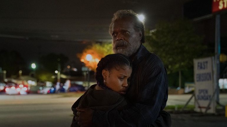 Samuel L. Jackson and Dominique Fishback in "The Last Days...