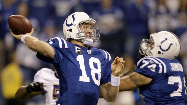 Rookie Manning Leads Colts in 1st Return Visit to Baltimore