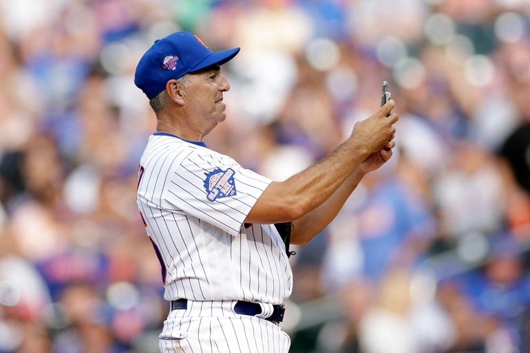 Former New York Mets' Darryl Strawberry during Old-Timers' Day