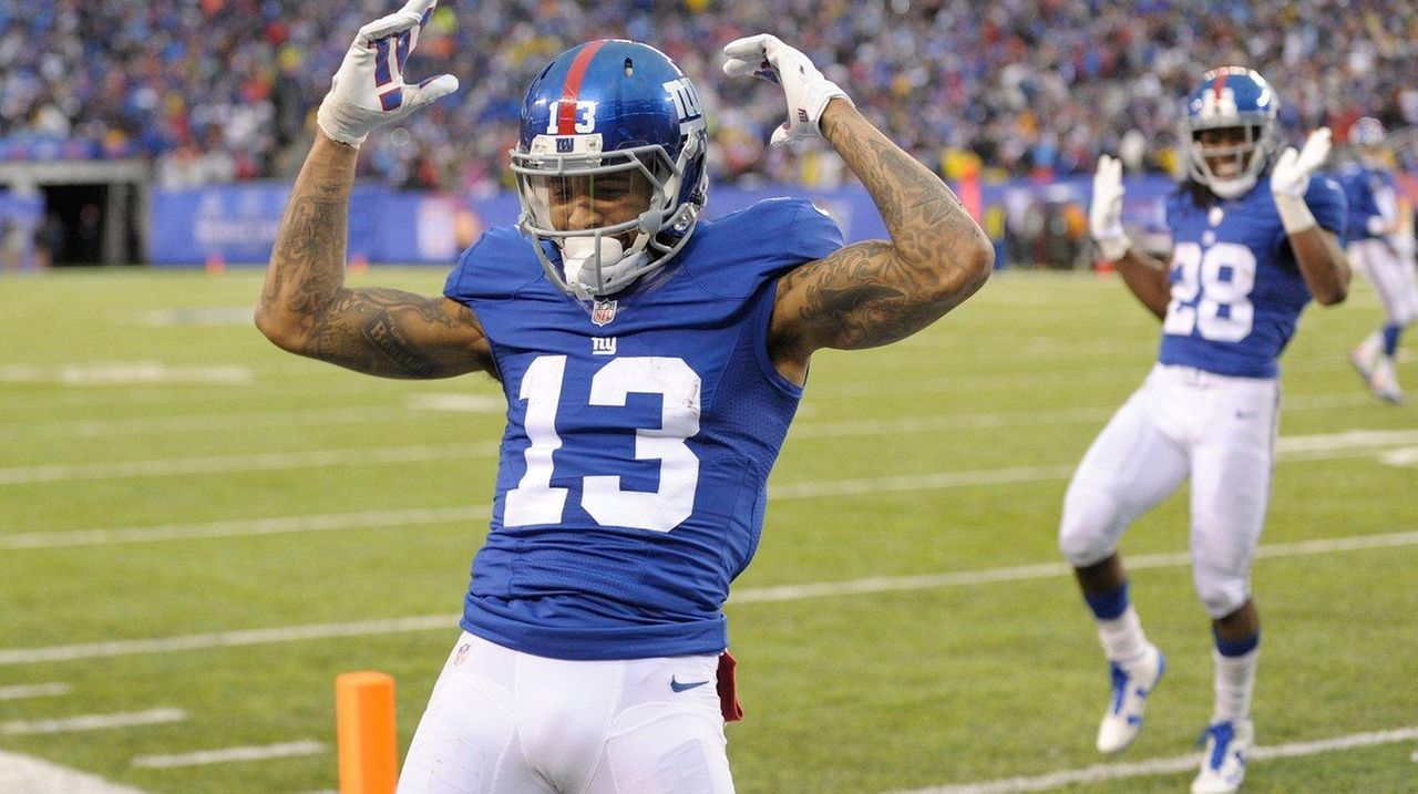 Giants receiver Odell Beckham Jr.'s 'Whip' touchdown dance rooted in  Atlanta - Newsday