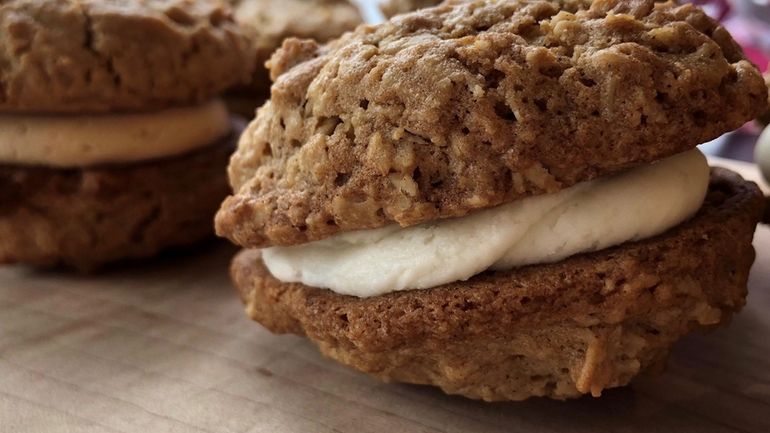 Oatmeal sandwich cookies at Blondie's Bake Shop in Centerport.