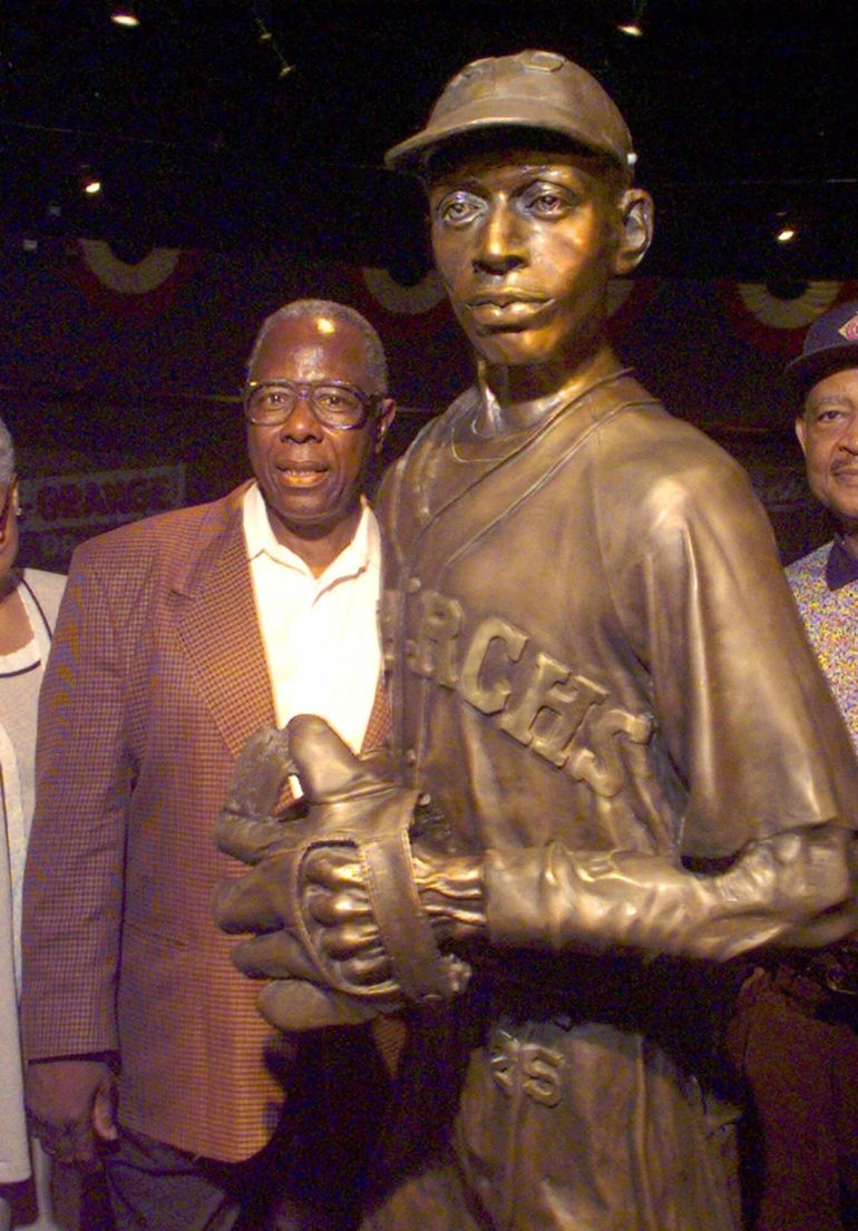 Hank Aaron, Bronze Sculpture, Atlanta, 1974