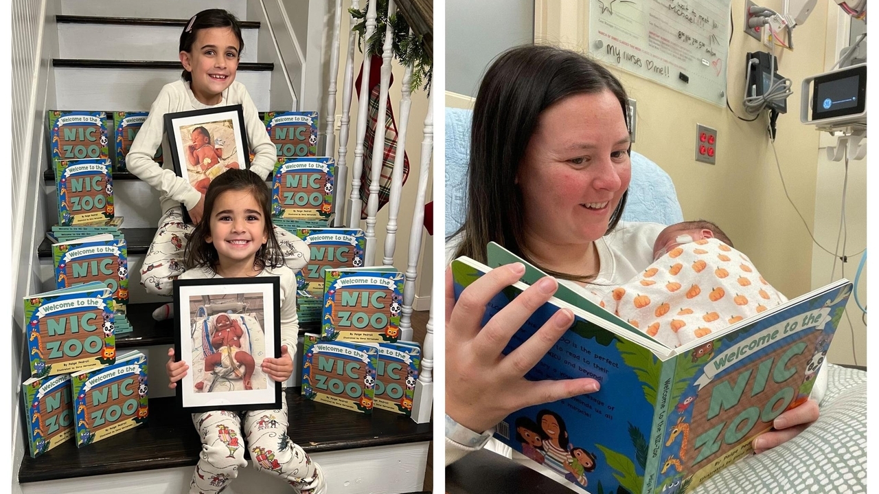 Stony Brook University Hospital NICU babies get first book, 'NIC Zoo,' penned by Long Island mom