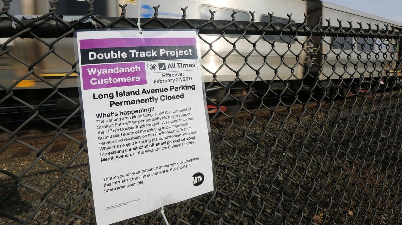 LIRR Parking area next to Wyandanch station permanently closed Newsday