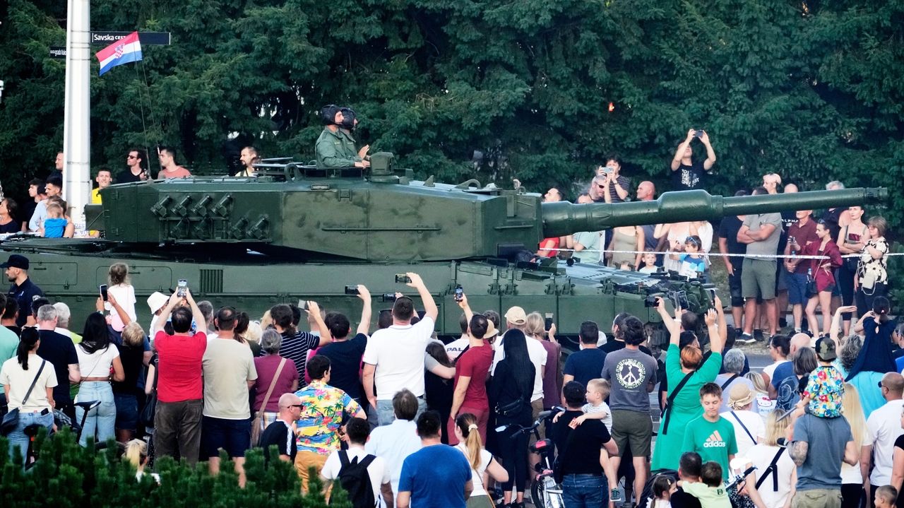 Croatia holds military parade as it marks 30 years since a key war victory