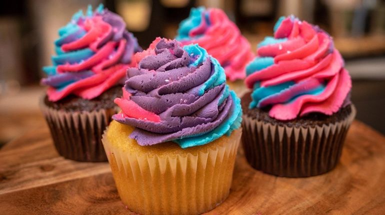 Cupcakes at Crazy Cakes in Port Washington.