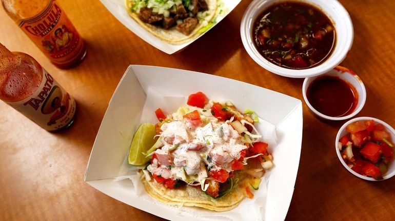 Fish tacos at Mexican Grill 2000 in Patchogue.